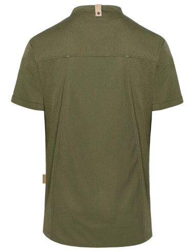 KAL-JM36-Short Sleeve Chef Jacket Green-Generation